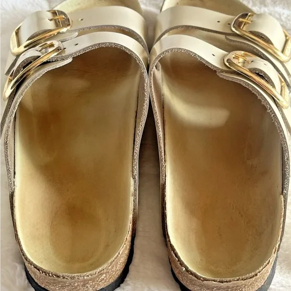 Birkenstock Women's Sandals with Gold Buckles - Picture 7 of 10